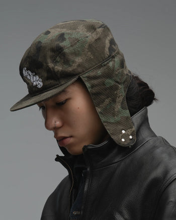 Goers Studio - Bennett Denim Fitted Trapper Hat - Camo