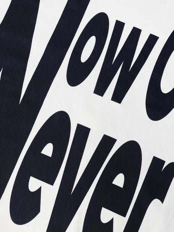 Against Lab - Now or Never Boxy Tee Washed - Cream