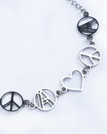 Against Lab - Peace & Love Bracelet