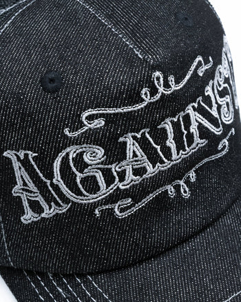 Against Lab - Denim Tattoo Trucker Cap