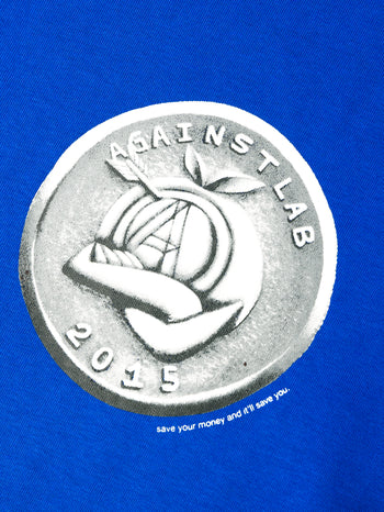 Against Lab - A-Man Coin Tee - Blue