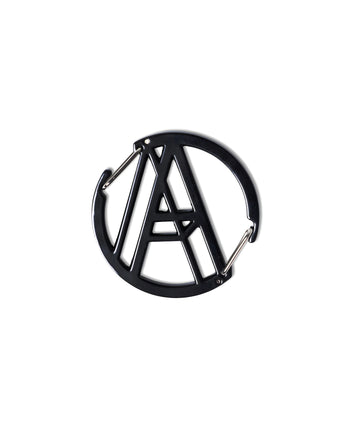 Against Lab - A Logo 2-Way Carabiner - Black