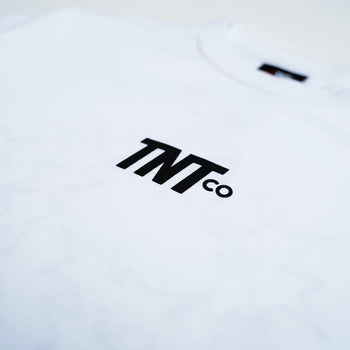 TNT - Spiky Logo Tee - White