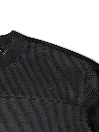 Against Lab - Mesh Jersey Top - Black
