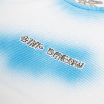 TNT x Dmeow - Whitecaps Logo Singlet - White