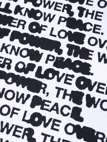Against Lab - Quote Bleed Tee - White