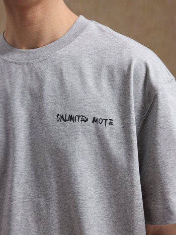Unlimited Mote - Li Bai Golf S/S Tee - Grey