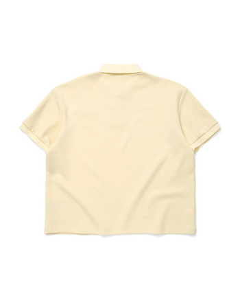 PUSHPUSH - Jay Polo Tee - Yellow Pastel
