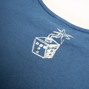 TNT x Dmeow - Infamous Boxy Tee - Blue