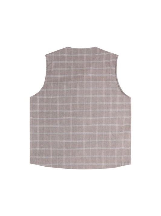 Unlimited Mote - Plaid Toggle Vest