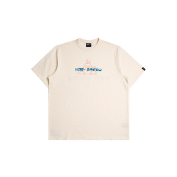 TNT x Dmeow - Thugs Logo Tee - Beige