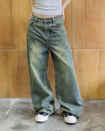 Leftroom Washed Emerald Jeans