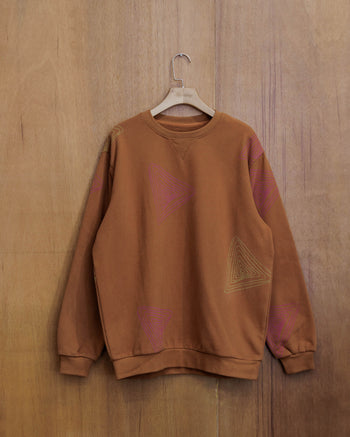 FTMD. Topo Logo Sweater - Brown