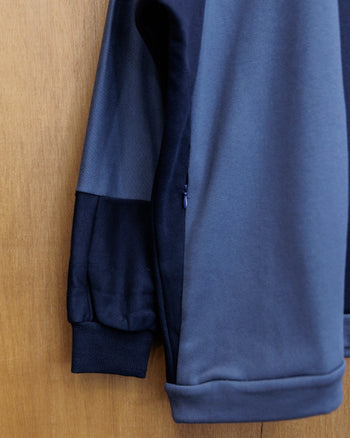 FTMD. Panel L/S Sweater - Blue/Navy