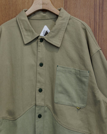 FTMD. Wavy Heavy Shirt - Khaki