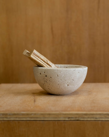 Travertine Incense Burner - HYANG