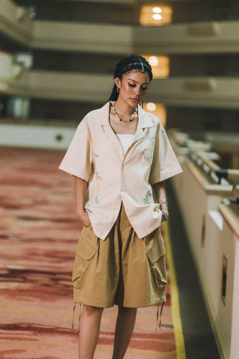 Anything Holiday - Vineflow Shirt - Beige