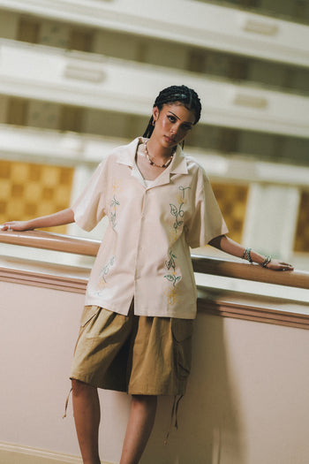 Anything Holiday - Vineflow Shirt - Beige