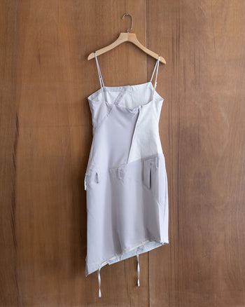 BEUTER® Stripe Mini Dress -Pink Gray