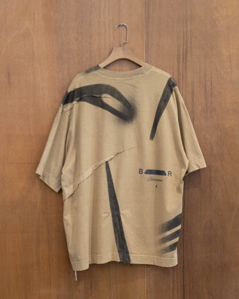 BEUTER® Light Brown Wrinkled T-Shirt