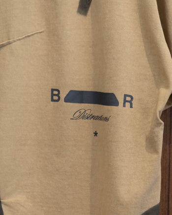 BEUTER® Light Brown Wrinkled T-Shirt
