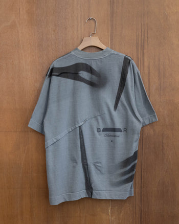 BEUTER® Grey Silver Wrinkled T-Shirt