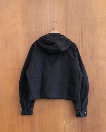 AGILITY MIAO Cropped Multi Pockets Jacket - Black