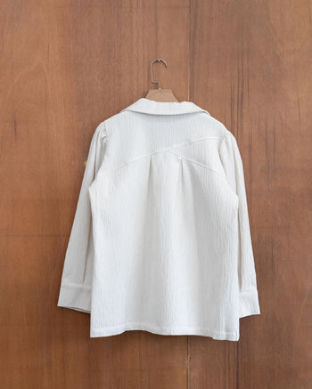 AGILITY MIAO Texture Pocket Shirts - Beige