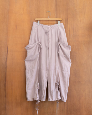 AGILITY MIAO Nylon Cargo Pants - Pink