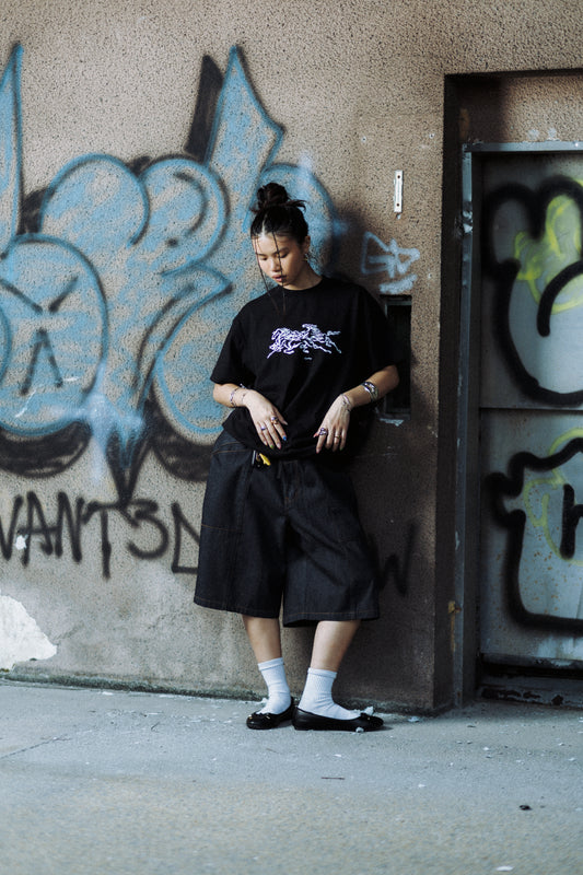 Anything JB - First Stride Boxy Tee Black