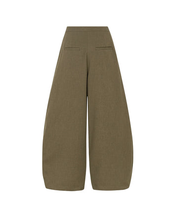 Melancholy - Lunar Pleated Wide Pants - Brown