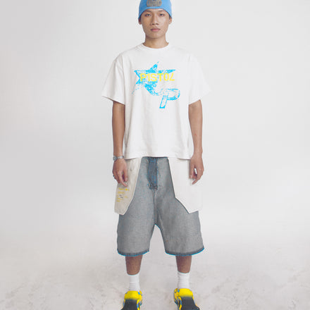 PISTOL - ACP "P*rn Sta4r Boxy Tee - White