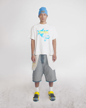 PISTOL - ACP "P*rn Sta4r Boxy Tee - White