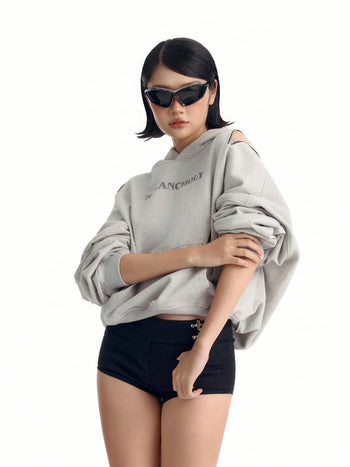 Melancholy - Melanie Hoodie - Light Gray
