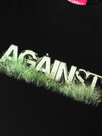 Against Lab - Grass Logo Tee - Black