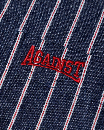 Against Lab - Denim Stripe L/S Shirt