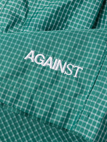 Against Lab - Nylon Ripstop Money Shorts - Green