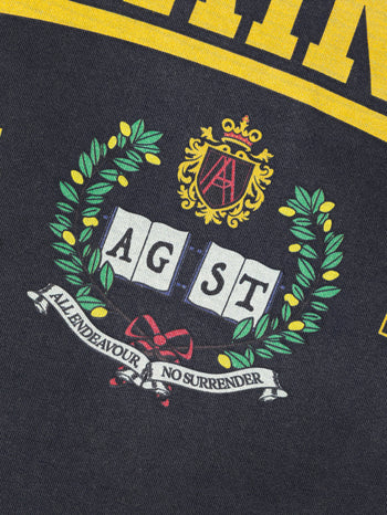 Against Lab - Varsity Washed Boxy Tee - Navy