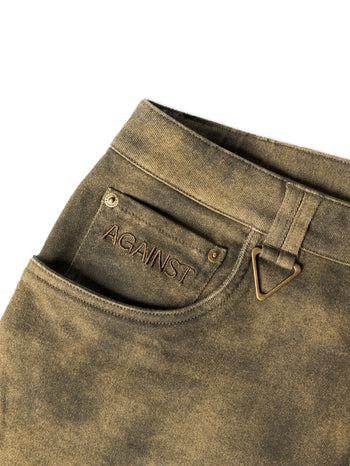 Against Lab - Washed Cotton Perfect Pants