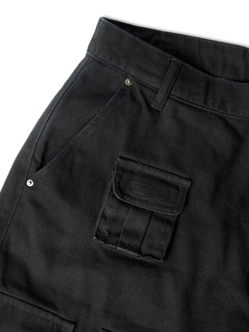 Against Lab  - Over Knee Cargo Shorts