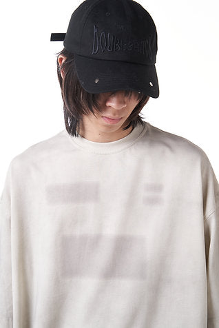 Double Back No Logo T-Shirt Oversized - Dirty Beige