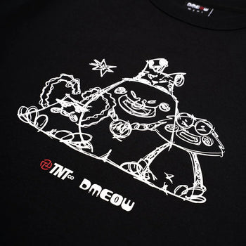 TNT x Dmeow - Rowdy Tee - Black