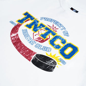 TNT - Ice Hockey Logo Tee - White