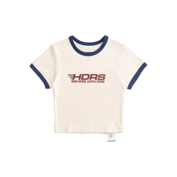 Headers - Wide Wheels Supply Baby Tee - Vintage White