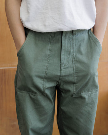 A.O.P Baker Washed Pants
