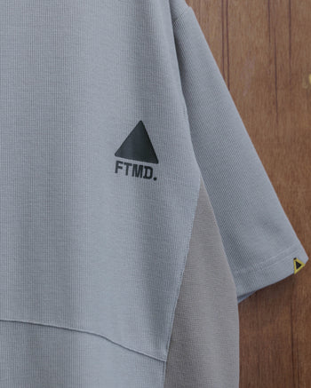 FTMD. Panel Waffle Tee - Grey