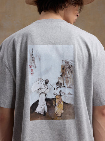 Unlimited Mote - Li Bai Golf S/S Tee - Grey