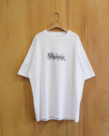 Dragon Logo Tee White - Anything JB