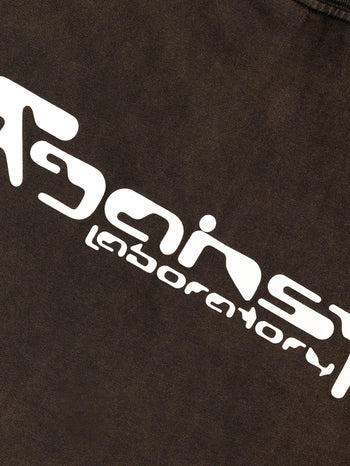 Against Lab - Afacts Boxy Tee Washed - Brown