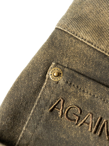 Against Lab - Washed Cotton Perfect Pants